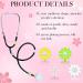 Woanger 4 Pcs Sunflower Bling Stethoscope Charms | Flower Stethoscope Tags & Accessories for Nurses & Doctors | Perfect Gift for Nursing Students - Pink White Yellow Green - Buy Online on SooperMarket.com