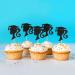 Cyodoos 24pcs 2024 Girl Graduation Theme Black Cupcake Toppers Girl Graduate Silhouette Cupcake Picks 2024 Students Graduation Theme Party Cake Decorations Supplies Graduation2 - Buy Online on SooperMarket.com