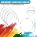 24 Pieces 1.5 Inch Transparent Acrylic Circle Discs for Painting & Crafts - Buy Online on SooperMarket.com