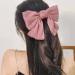 Shop Pink Bow Hair Clips for Women & Girls | French Large Hair Bows - International Shipping - Buy Online on SooperMarket.com