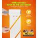 KONIZY Pet Hair Lint Rollers Mega Value Set - 300 Sheets - Portable Lint Remover for Clothes, Furniture, Carpet - Dog & Cat Hair Removal - Extra Sticky - Upgraded Handle - Red - Buy Online on SooperMarket.com