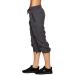 RBX Active Women's Lightweight Stretch Woven Drawstring Capri Pant - Charcoal, Size Large - Buy Online on SooperMarket.com