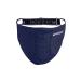 MISSION Sport Mask- Adjustable Strap for Custom Fit, Face Cover, Breathable Fabric, Reusable & Machine Washable, Multi-Layer Navy