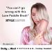 Paddle Brush for Detangling & Styling - Professional Large Hairbrush for All Hair Types - Rose Gold Black by Lily England - Buy Online on SooperMarket.com
