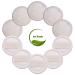Sportout 10 Packs Exfoliating Loofah Face Brush Cleanser and Massager, 100% Natural Loofah Sponge Manual Facial Cleansing Scrubber Handheld Pad, for Men and Women