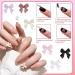 Nail Tips 1 Box Bow Nail Charms with 7 Grids Nail Art Charms Colorful Nail Charms and Gems Decorative Bow Charms Diverse Styles Bow Charms for Nails Art DIY Manicure Craft Decoration - Buy Online on SooperMarket.com