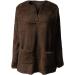 AMhomely Women's Plus Size Double Fleece Hooded Jumper - Coffee, 3XL - Buy Online on SooperMarket.com