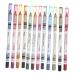 Beavorty 24 pcs color eyeliner colored eyeliner pencils Colored Eye Liner Pencils set mousse eye shadow 1 count (Pack of 1) Colorfulx2pcs