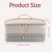 Hair Dryer Bag Dual Layer Hair Dryer Case Waterproof Zippered Blow Dryer Bag with Top Handle Portable 15.4x5.5x5.5in Hair Dryer Travel Bag Hair Tools Organiser - Buy Online on SooperMarket.com