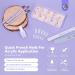Buy SAVILAND Acrylic Nail Tips & Glue - Half Cover False Nail Tips 10 Sizes for Professional Acrylic Nails | Fast-Dry Nail Glue & Starter Kit - Buy Online on SooperMarket.com