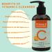 Vitamin C Facial Cleanser | Daily Anti-Aging & Acne Gel | Natural Makeup Remover for Oily, Dry & Sensitive Skin - Simplified Skin - Buy Online on SooperMarket.com