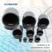 PVC Angle Sleeve 90 | 40mm | 1 1/4 Inch | Adhesive Muffle | PVC Tube Sleeve with 2 Connections | Pipe Connection Piece | PVC Fitting | BM_083 - International Shipping Available - Buy Online on SooperMarket.com