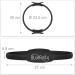 Buy Bluefinity Pilates Ring - Double Handle Padded Resistance Yoga Ring 37 cm Black | Ideal for Home Workouts & Exercises - Buy Online on SooperMarket.com
