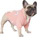 iChoue French Bulldog Frenchie Hoodie for Small Dogs - Pink Sweater Clothing for Pug, Boston Terrier, Bully, Pitbull, Corgi - Puppy Apparel - Buy Online on SooperMarket.com