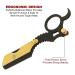 Krisp Shave Professional Classic Straight Edge Barber Razor for Close Shaving - Salon Quality Men's Beard Shavette with 10 Blades - Buy Online on SooperMarket.com