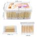 Bamboo Cotton Swabs 800 Count - Biodegradable Organic Double Round Tips - 3 inch for Ears Makeup Pets - Eco-Friendly Household Cleaning - Buy Online on SooperMarket.com
