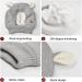 YolentQuiet Ears 2PCS Dog Ear Covers for Anxiety and Noise Protection - Gray+Purple - Medium to Large Dogs - Buy Online on SooperMarket.com