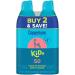 Coppertone Kids Sunscreen Spray SPF 50, Water Resistant Spray Sunscreen for Kids, #1 Pediatrician Recommended Sunscreen Brand, Broad Spectrum SPF 50 Sunscreen Pack, 5.5 Ounce (Pack of 2)