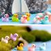 100Pcs Mini Resin Luminous Ducks - Glow in The Dark Rubber Ducks for DIY Crafts & Fairy Garden - 8 Color Assortment - Buy Online on SooperMarket.com