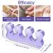 Sibba 2 Pairs Gel Toe Separators for Overlapping Toes, Bunions, Hammer Toe - Foot Pain Relief | Style A - Buy Online on SooperMarket.com