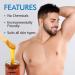 MOOM Organic Body Hair Removal for Men - Natural Sugar Wax with Aloe Vera & Chamomile - Buy Online on SooperMarket.com
