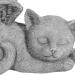 Qcwwy Pet Memorial Statue | Angel Cat Grave Marker | Resin Sleeping Pet Angel Sculpture | Tribute Ornament for Pet Memorials - Buy Online on SooperMarket.com