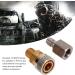 Bediffer 1/8 BSPP Quick Release Coupler Socket - CNC Machined for Pneumatic Toys - Buy Online on SooperMarket.com
