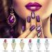 30pcs Mix Gold and Silver Nail Charms - Triangle and Drop Shape 3D Nail Jewelry for Acrylic Nails Art - DIY Crafts Accessory for Women and Girls - Buy Online on SooperMarket.com