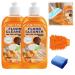 Powerful Decontamination Floor Cleaner Multi-purpose Floor Cleaner Momeng Hardwood Floor Cleaner Orange Alloweather Floor Cleaner Multi purpose Floor Cleaner Hardwood Floor Cleaner Orange (2pcs)