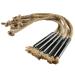 CrocSee Survival Wick Hemp Cord Tinder Waterproof and Aluminum Bellows Tube Sleeve Kits for Fire Starting 6
