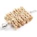 Onebarleycorn Budgie & Parrot Toy Set - 7 Wooden Bird Toys Swings & Canaries for Happy Pet Playtime - Buy Online on SooperMarket.com