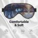SSIMOO Eyelash Soft Sleep Eye Mask | Breathable Eye Patch for Women | Perfect Travel Accessory | Relaxation & Comfort Black - Buy Online on SooperMarket.com