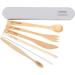C4wrd Reusable 6-Piece Bamboo Cutlery Set in Metal Tin | Eco-Friendly Travel Utensils for On-the-Go Dining - Buy Online on SooperMarket.com