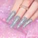 RARJSM Reflective Glitter Silver Gel Polish - 15ml - Soak Off UV/LED Curing for DIY Manicure - Buy Online on SooperMarket.com