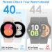 3 Pack Galaxy Watch 5/4 40mm Screen Protector & Bumper Case - Compatible with Samsung Watch5 / Watch4 - Black/Silver/Rose Gold - Buy Online on SooperMarket.com