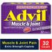 Advil Muscle and Joint (32 Count) 400 mg ibuprofen Muscle Pain Joint Pain Temporary Pain Reliever 32 Count (Pack of 1) - Buy Online on SooperMarket.com
