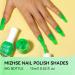 MIZHSE Quick Dry Neon Green Nail Polish - Water-Based 15ml High Gloss Manicure Lacquer for DIY Nail Art & Salon Use - Ideal Gift - Buy Online on SooperMarket.com