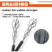 Valuemax 2m Safety Loop Cable - Plastic Coated Steel Cable for Bicycle Motorcycle & eBike | 12mm Thick Black - Secure Your Ride! - Buy Online on SooperMarket.com