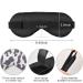Haskirky Light Blocking Eye Mask | Breathable & Adjustable for Men and Women | Ideal for Travel, Yoga, Meditation, and Office | Deep Sleep Grey Mask - Buy Online on SooperMarket.com