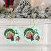 YYHHAOFA Sunflower Seeds Watermelon Seeds Prints Christmas Ceramic Round Pendant Decoration - Festive Hanging Ornament for Stores and Homes -2.9 in - Buy Online on SooperMarket.com