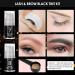 Reddhoon 4 in 1 Eyebrow and Eyelash Perm with Black Dye Kit - Long-lasting Results for 6-8 Weeks | Safe & Easy Brow Lamination, Tinting, and Lash Lift at Home Salon - Buy Online on SooperMarket.com