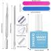 2 * 15ml Gel Nail Polish Remover Gel Remover for Nails Peel Off In 3-5 Minutes Quickly & Easily Removes Gel Nail Polish Gel Polish Remover with Cuticle Pusher Nail Files Blue - Buy Online on SooperMarket.com