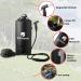 Dr. Prepare 4 Gallon Camping Shower Bag with Upgraded Screw Lid, Pressure Foot Pump, and Handy Nozzle - Portable Solar Shower for Beach, Camping, Hiking Trip - Buy Online on SooperMarket.com