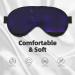 Purple Starry Sky Soft Sleep Eye Mask - Breathable Eye Patch for Women | Perfect for Travel & Relaxation - Buy Online on SooperMarket.com