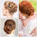 Vintage Meatball Hair Styling Tool Set - 3 PCS Hair Fork Clip & Combs for Updo Bun - Women's Hair Accessories - Buy Online on SooperMarket.com