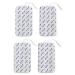 axion - 4 extra large electrode pads for EMS electrostimulation for cellulite
