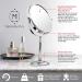 Mirrorvana Large Double Sided 10X and 1X Magnifying Makeup Mirror - 15 Height, 8 Wide with Stand - Gift Box Included - Buy Online on SooperMarket.com