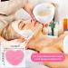 100 Heart Shape Facial Sponges | Natural Cellulose | Reusable Makeup Remover Sponge | Exfoliating Face Cleansing Sponge - Pink - Buy Online on SooperMarket.com