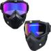 Anti-Fog Full Face Paintball Mask for Motorcycle, Cycling, Skiing - Colorful - Buy Online on SooperMarket.com
