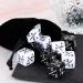 48-Piece MTG Dice Counters Set for Magic The Gathering | Creature Stats Buff Cube D6 Dice | CCG Card Game Accessory (Black & White) - Buy Online on SooperMarket.com